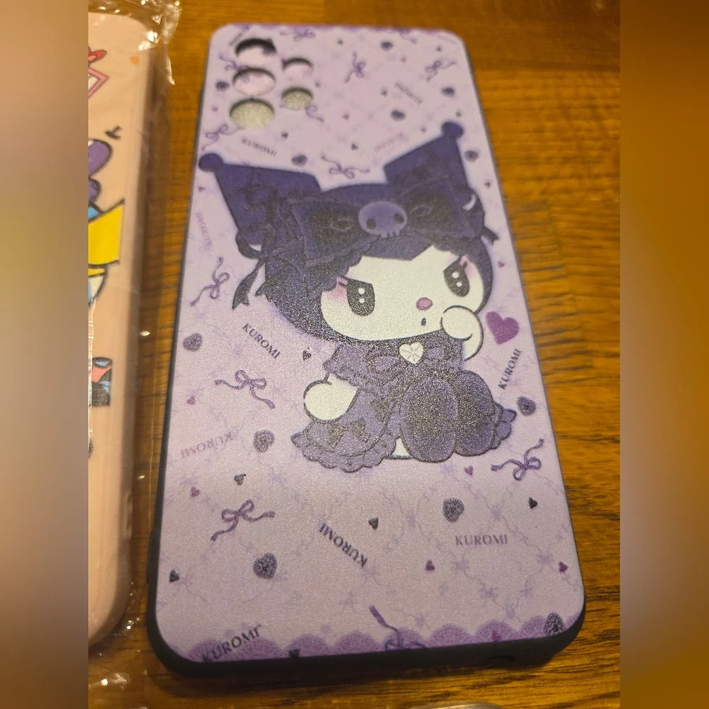 Lot Of 6 Phone Cases For Galaxy A52 (New & Used) Pink, Kuromi, Powerpuff, Sanrio